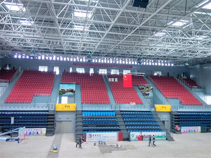 榆林电厂体育馆网架加工